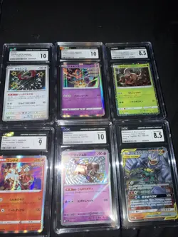 Pokemon TCG LOT OF 6 CGC GRADED CARDS - Image 1