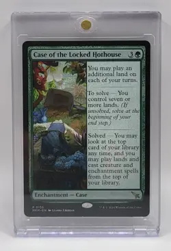Case of the Locked Hothouse MKM 155 NM Magic The Gathering Rare Card - Image 1