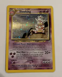 Slowking 14/111 | Neo Genesis | Holo Rare Unlimited Pokemon Card, Swirl - Image 1