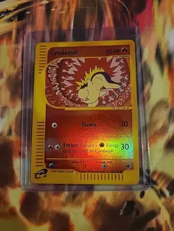 (NM) Cyndaquil 105/165 Expedition Reverse Holo Vintage Pokemon Card - Image 1
