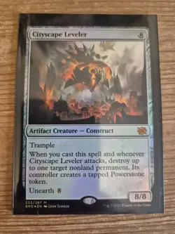 MTG - Cityscape Leveler (Foil) - Brothers War - Magic The Gathering - NM Card - Image 4