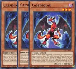 Yugioh - Cassimolar x 3 - 1st Edition NM - Plus Free Holographic Card - Image 1