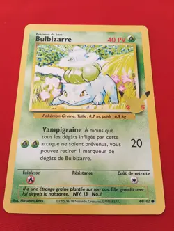 Bulbasaur 44/102 PV40 Celebration EB 25 Years Jumbo Rare Pokemon Card FR - Image 2