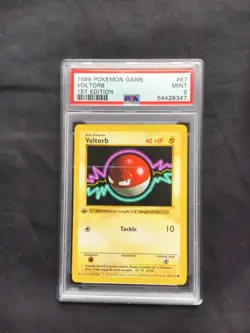 Pokemon Cards: Base Set 1st Edition Common: Voltorb 67/102 PSA 9 - Image 1