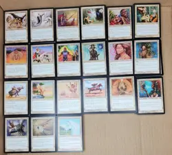 MTG Mirage White Plains Duplicate Bulk Cards Lot +/- 925 Commons - Image 1