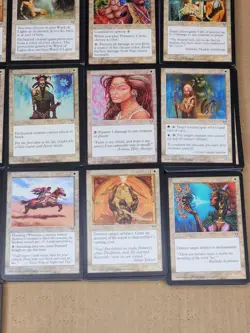 MTG Mirage White Plains Duplicate Bulk Cards Lot +/- 925 Commons - Image 4