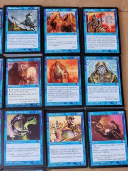 MTG Mirage Blue Islands Duplicate Bulk Cards Lot +/- 950 Commons - Image 3