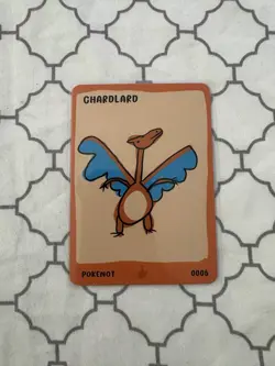 Pokenots Trading Card Dysfunctional Passholder Chardlard #006 151 Cards Parody - Image 1