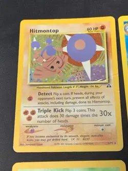Vintage Pokemon Cards Rare Holo Lot WOTC Era Only MP/HP - Image 2