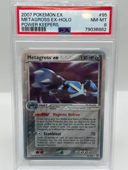 Metagross ex 96/100 Power Keepers Holo Ultra Rare Pokemon TCG Card PSA 8 NM/M - Image 1