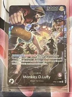 Monkey D Luffy PSA Magazine One Piece Foil Promo Card OP05-060 SEALED English - Image 2