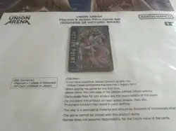 Union Arena Playmat & Action Point Cards Set Nikke Brand New Sealed Fresh - Image 2