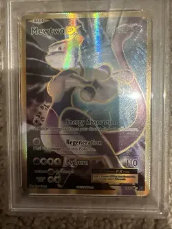 Pokemon Mewtwo EX TCG Full Art Holo Ultra Rare Card 103/108 XY Evolutions PSA 10 - Image 2