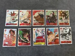 One Piece Card Game TCG 2023 Holiday Gift Collection 10/13 Nami, Chopper, Luffy - Image 1