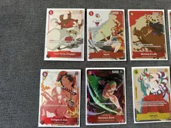 One Piece Card Game TCG 2023 Holiday Gift Collection 10/13 Nami, Chopper, Luffy - Image 2