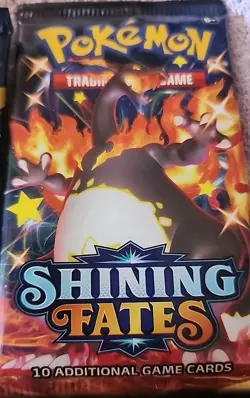 Pokemon TCG Shining Fates 4 ART CARD PACKS CHARZARD!! SEALED - Image 2
