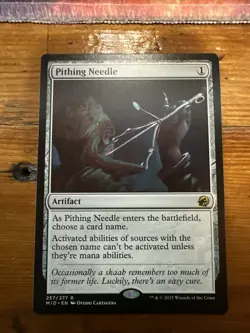 MTG Innistrad Midnight Hunt R Pithing Needle #257 - Image 1
