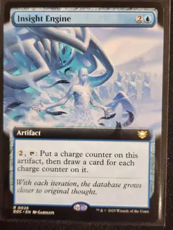Insight Engine (Extended Art) Commander: Edge of Eternities Regular mtg - Image 1