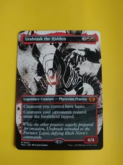 Urabrask the hidden. MUL 0023 Mythic Phyrexian Praetor MTG Card. - Image 1
