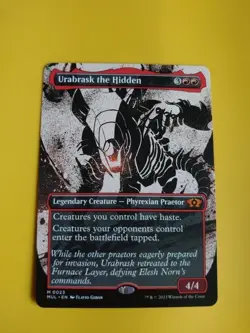 Urabrask the hidden. MUL 0023 Mythic Phyrexian Praetor MTG Card. - Image 2