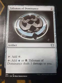 Talisman of Dominance , Commander Innistrad MH ,Near Mint , MTG , FREE SHIPPING - Image 1