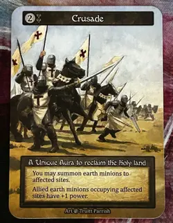 Crusade - Beta - Unique - Non-Foil - Sorcery Contested Realm - Image 1