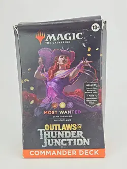 MTG Magic The Gathering Outlaws of Thunder Junction Commander Deck Most Wanted - Image 1