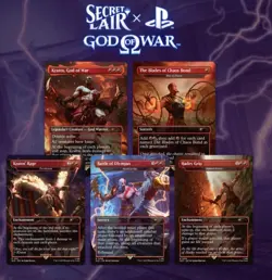 🔥 MTG Secret Lair Playstation Foil PRESALE God of War: Greek Confirmed🔥 - Image 2