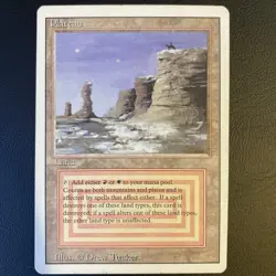 English - MTG Plateau - LP - Revised (3rd) Edition - Image 1