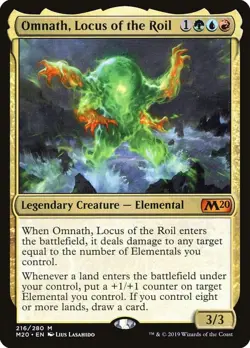 Omnath, Locus of the Roil - Core Set 2020 (M20) NM Never Played - Image 1