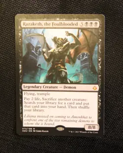 Razaketh, the Foulblooded - Hour of Devastation (Regular) - Image 1