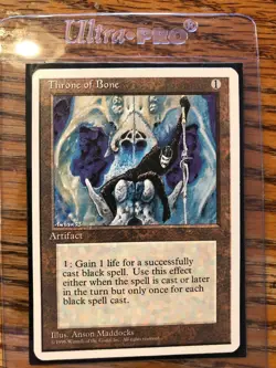 Throne of Bone X (4) NM/M 4th Edition MTG (RG) 4RCards - Image 1