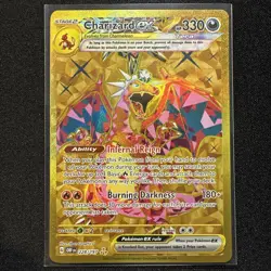 Charizard ex Hyper Rare Gold Obsidian Flames 228/197 Pokemon NM Card - Image 1