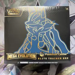 Pokemon TCG Mega Evolution Pokemon Center Elite Trainer Box Lucario SEALED - Image 1