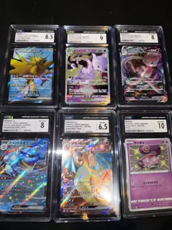 Pokemon Graded Slabs CGC Certified, Lot of 6 - Image 1