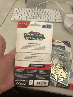 2024 Pokemon TCG Scarlet Violet Temporal Forces Pack W Promo LOT OF 2 - Image 3