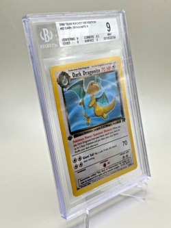 Pokemon - 2000 Team Rocket - 1st Edition Dark Dragonite Non-Holo BGS 9 - 22/82 - Image 1