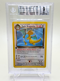 Pokemon - 2000 Team Rocket - 1st Edition Dark Dragonite Non-Holo BGS 9 - 22/82 - Image 3