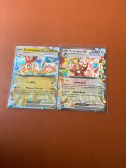 cartes Pokemon lot de 2 cartes EX EV03 flammes obsidiennes FR MINT - Image 1