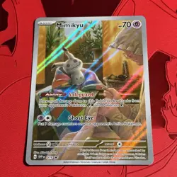 Pokemon TCG Mimikyu Paldean Fates Promo 075 - Image 1