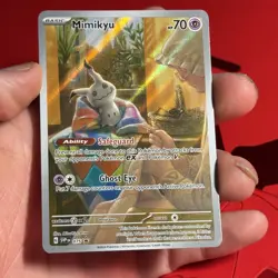 Pokemon TCG Mimikyu Paldean Fates Promo 075 - Image 2