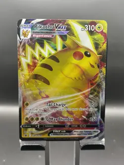 Pokemon TCG Sword & Shield Pikachu VMAX SWSH286 Black Star Promo - Image 1