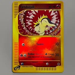 Cyndaquil 105/165 Expedition Reverse Holo Common Pokemon TCG LP - Image 1
