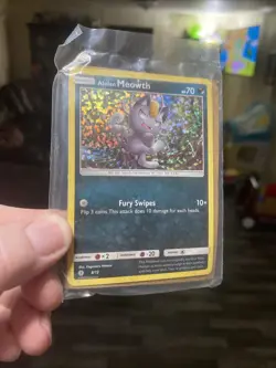 Factory Sealed Alolan Meowth Holographic 8/12 McDonald's Promo 2017 Pokemon - Image 3