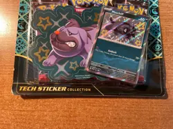 Pokemon TCG Paldean Fates Tech Sticker Collection - Maschiff NEW SEALED IN HAND! - Image 3