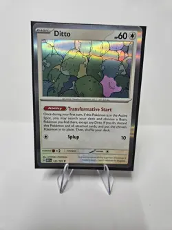 Pokemon 2023 Ditto 132/165 Scarlet & Violet 151 MEW Holo English | NM - Image 3