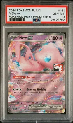 2024 POKEMON PLAY! PRIZE PACK: SERIES 5 - 151 / 165 MEW EX - PSA 10 ✅ - Image 1