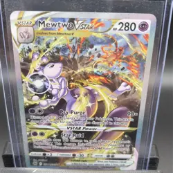 Pokemon TCG Mewtwo VSTAR Crown Zenith Galarian Gallery Ultra Rare GG44/GG70 NM - Image 3