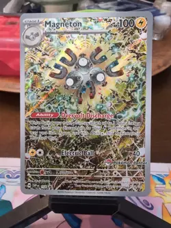 Magneton 159 Pokemon Center Stamp TCG SVP Surging Sparks Black Star Promo NM - Image 1