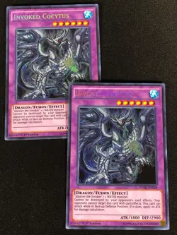 Yugioh Invoked Cocytus FUEN-EN029 1st Secret x2 (NM) - Image 1